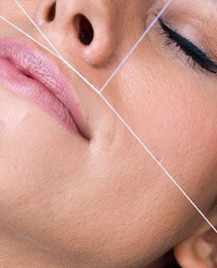 Upper Lip threading